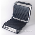 Kontakt Grill-BBQ-Grill-Sandwichpresse Panini-Hersteller mit Aluminiumhebel-LED-Anzeige elektrischer Grill